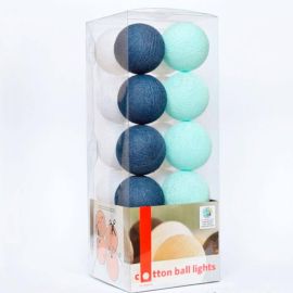 Тайська LED-гірлянда Navy blue (20 кульок) лінія на батарейках