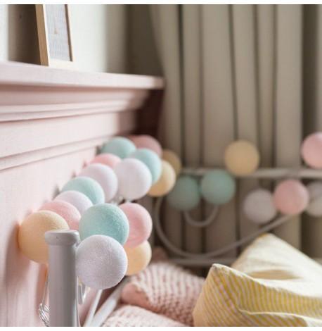 Тайская LED-гирлянда Pastel (35 шариков) линия от USB