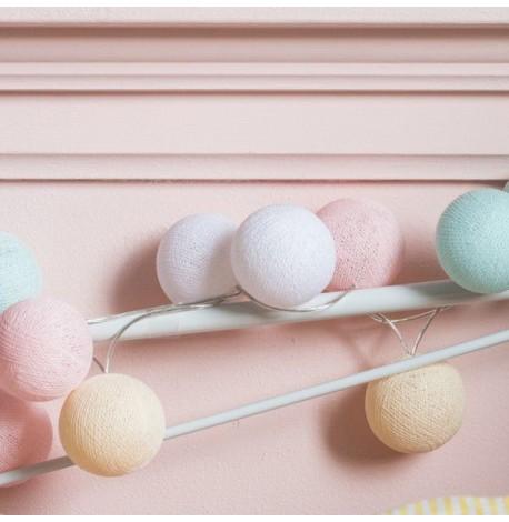 Тайская LED-гирлянда Pastel (35 шариков) линия от USB