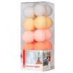 Тайская LED-гирлянда Peach pastel (20 шариков) линия на батарейках