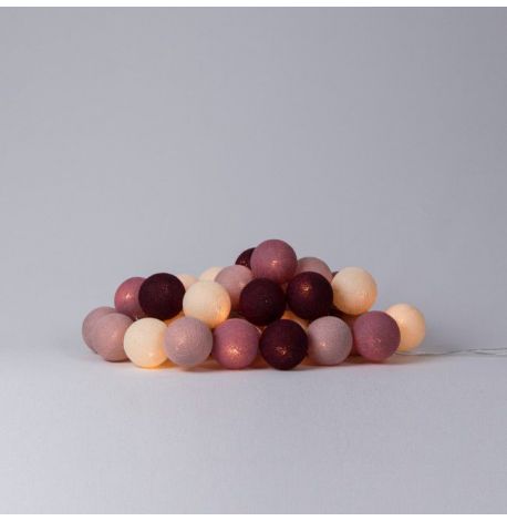 Тайская LED-гирлянда Rosegarden (20 шариков) линия на батарейках