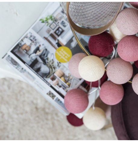 Тайская LED-гирлянда Rosegarden (20 шариков) линия на батарейках