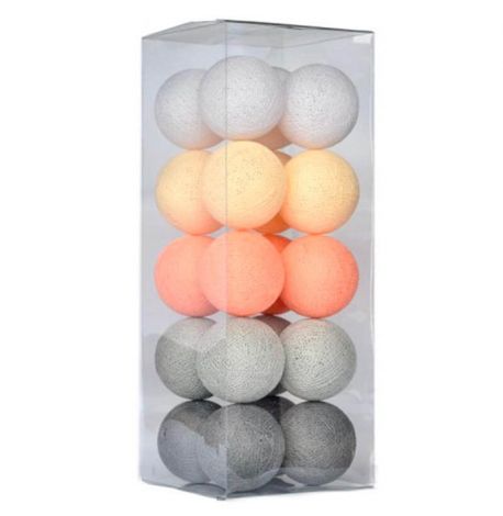 Тайская LED-гирлянда Stone pearls (20 шариков) линия на батарейках