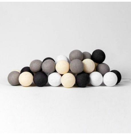 Тайская LED-гирлянда Taupe (20 шариков) линия на батарейках