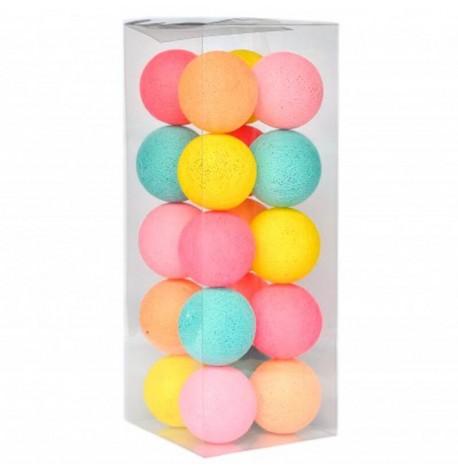 Тайская LED-гирлянда Tutti Frutti (20 шариков) линия на батарейках