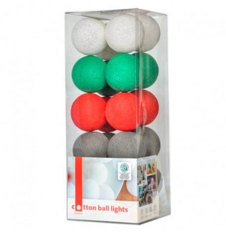 Тайская LED-гирлянда Christmas Time (20 шариков) линия на батарейках