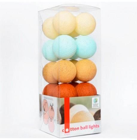 Тайская LED-гирлянда Indian summer (20 шариков) линия на батарейках