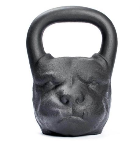 Дизайнерская гиря Dog (черная) 18 кг