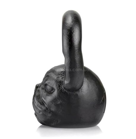 Дизайнерська гиря Bulldog (чорна) 10 кг