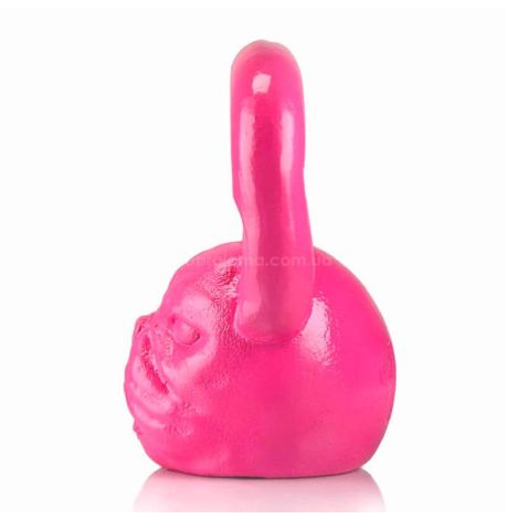 Дизайнерська гиря Bulldog (рожева) 10 кг