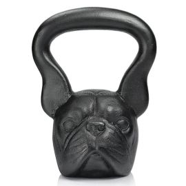 Дизайнерская гиря Bulldog (черная) 12 кг