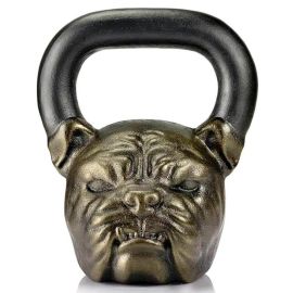 Дизайнерская гиря Bulldog (бронзовая) 16 кг