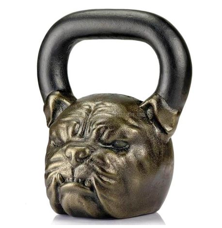 Дизайнерська гиря Bulldog (бронзова) 16 кг
