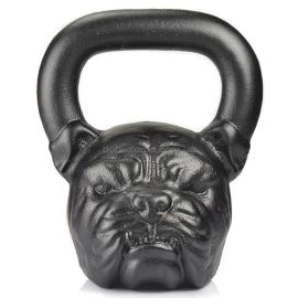 Дизайнерська гиря Bulldog (чорна) 16 кг