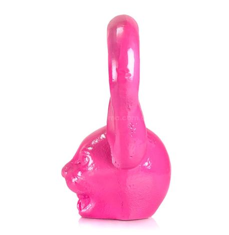 Дизайнерская гиря Cat (розовая) 6 кг