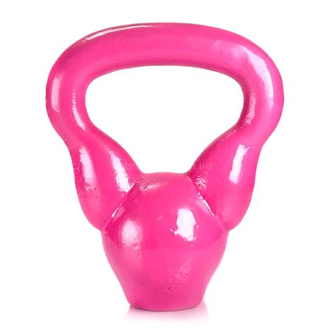 Дизайнерская гиря Cat (розовая) 6 кг