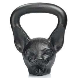 Дизайнерская гиря Cat (черная) 8 кг