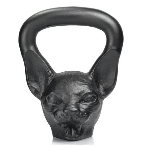 Дизайнерская гиря Cat (черная) 8 кг