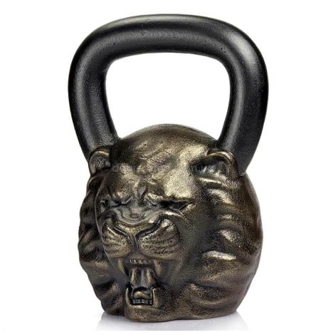 Дизайнерская гиря Lion (бронзовая) 20 кг