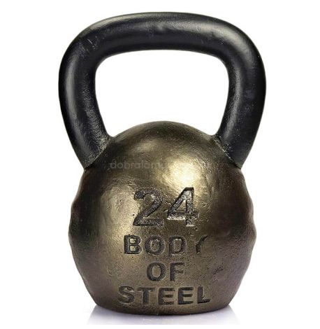 Дизайнерська гиря Lion (бронзова) 24 кг