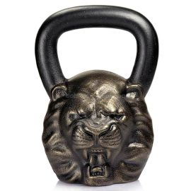 Дизайнерская гиря Lion (бронзовая) 24 кг