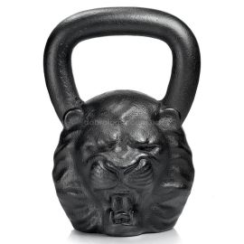 Дизайнерська гиря Lion (чорна) 20 кг