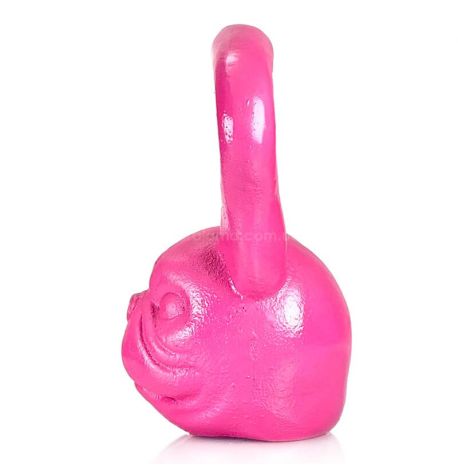 Дизайнерская гиря Mini dog (розовая) 8 кг