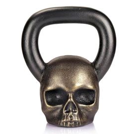 Дизайнерская гиря Skull (бронзовая) 12 кг