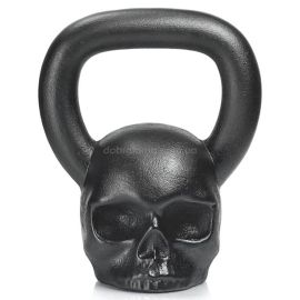 Дизайнерская гиря Skull (черная) 12 кг