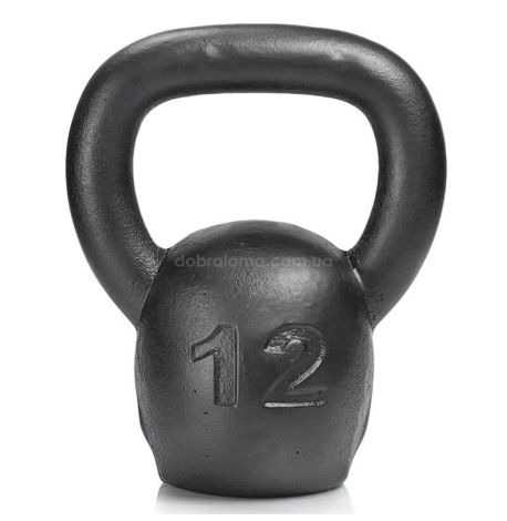 Дизайнерская гиря Skull (черная) 12 кг