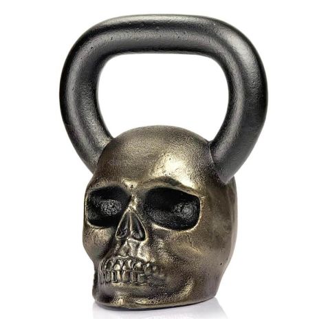 Дизайнерская гиря Skull (бронзовая) 16 кг