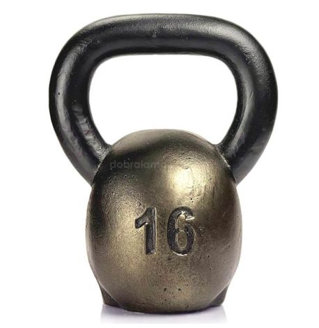 Дизайнерская гиря Skull (бронзовая) 16 кг