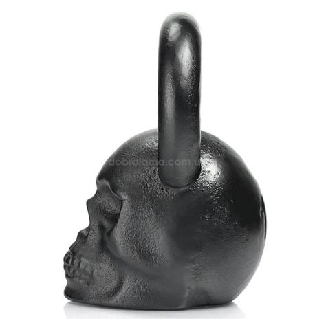 Дизайнерская гиря Skull (черная) 16 кг