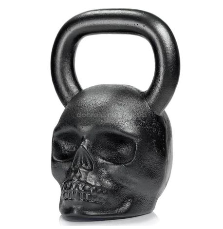 Дизайнерська гиря Skull (чорна) 24 кг