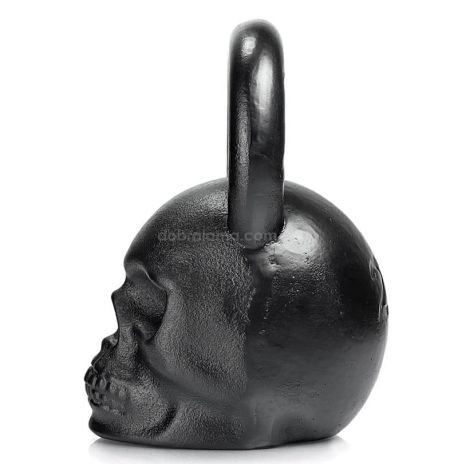 Дизайнерська гиря Skull (чорна) 24 кг