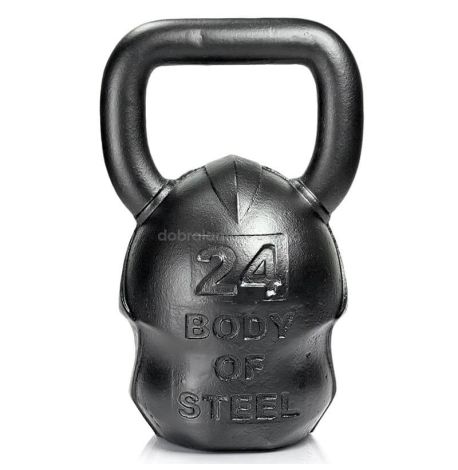 Дизайнерська гиря Sparta (чорна) 24 кг