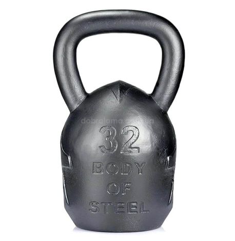 Дизайнерская гиря Sparta (черная) 32 кг