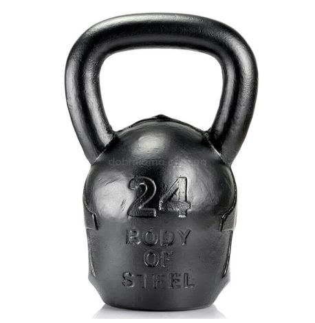 Дизайнерская гиря Sparta (черная) 24 кг