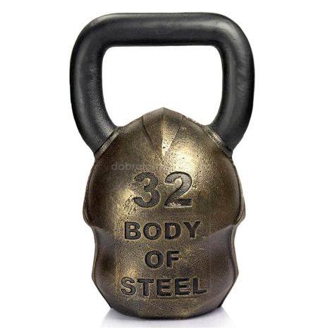 Дизайнерська гиря Sparta (бронзова) 32 кг