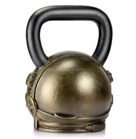 Дизайнерская гиря Astronaut (бронзовая) 24 кг