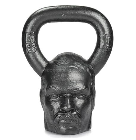 Дизайнерская гиря Cossack (черная) 16 кг