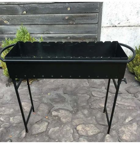 Мангал зі знімними ніжками на 12 шампурів (3 мм)