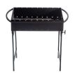 Мангал со съемными ножками на 9 шампуров (4 мм)