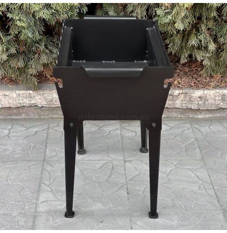 Мангал зі знімними ніжками «Тесей» на 6 шампурів (3 мм)