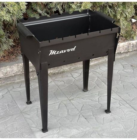 Мангал зі знімними ніжками «Тесей» на 6 шампурів (3 мм)