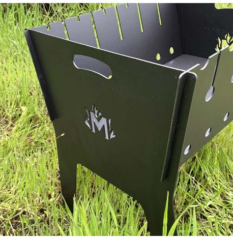 Розбірний дворівневий мангал похідний на 6 шампурів (3 мм)