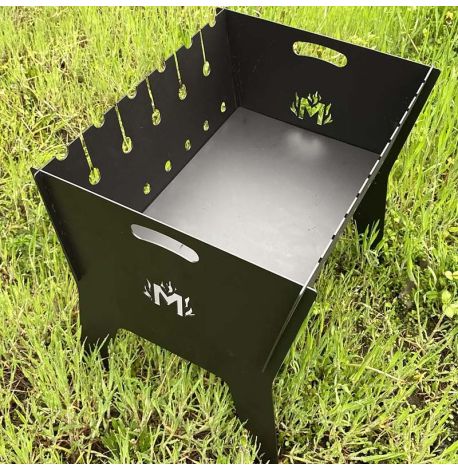 Розбірний дворівневий мангал похідний на 6 шампурів (3 мм)