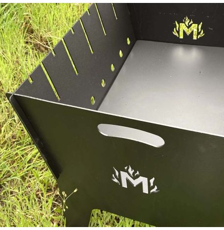 Розбірний дворівневий мангал похідний на 6 шампурів (3 мм)