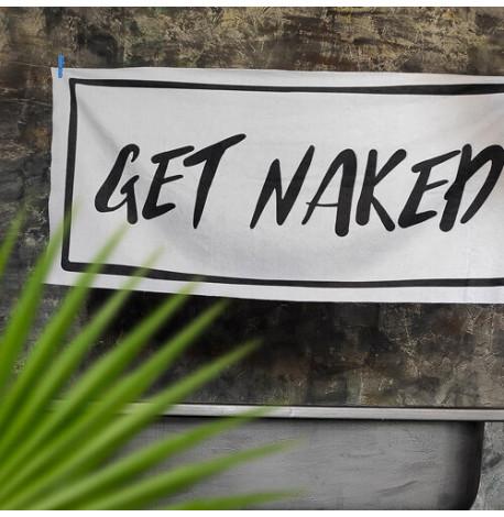 Пляжное полотенце Get naked