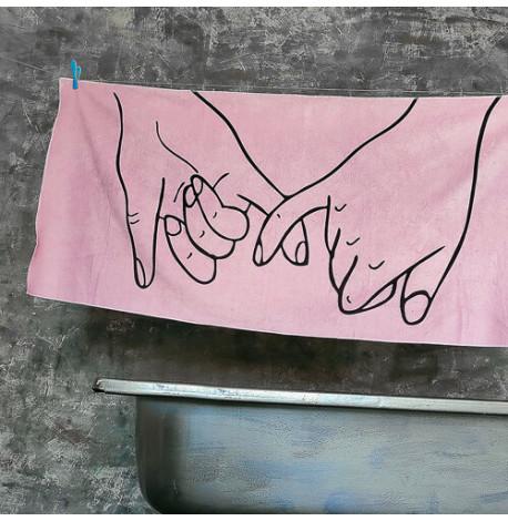 Пляжное полотенце "У нас з тобою до мурашок"